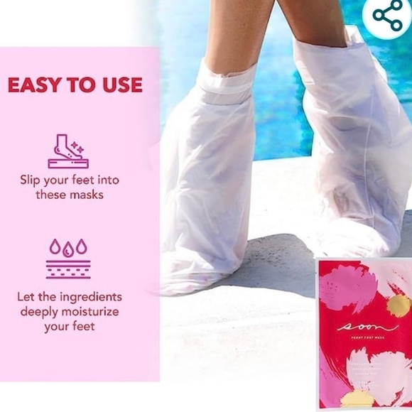 🌺Host Pick!!🌺 Soon - Peony Foot Mask - Picture 5 of 9